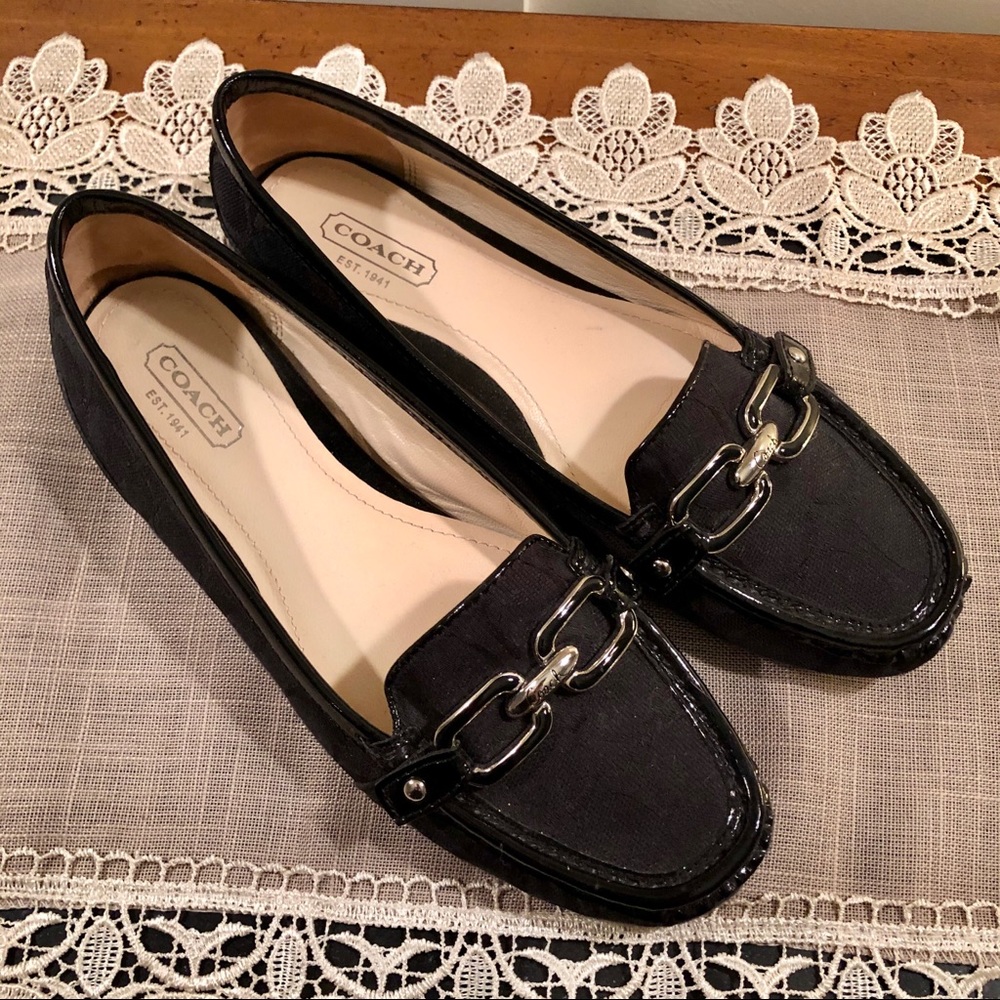 Coach Black Loafers